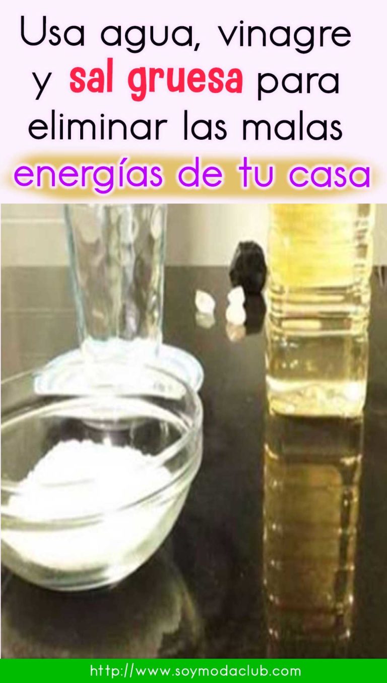 Usa Agua, Vinagre Y Sal Gruesa Para Eliminar Las Malas Energías De Tu Casa