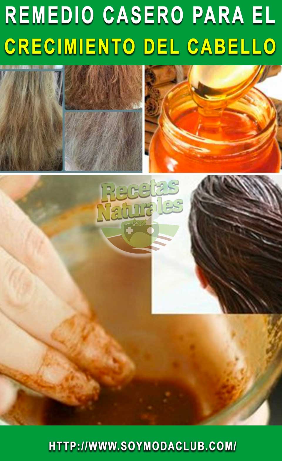 Remedio casero para el crecimiento del cabello con canela