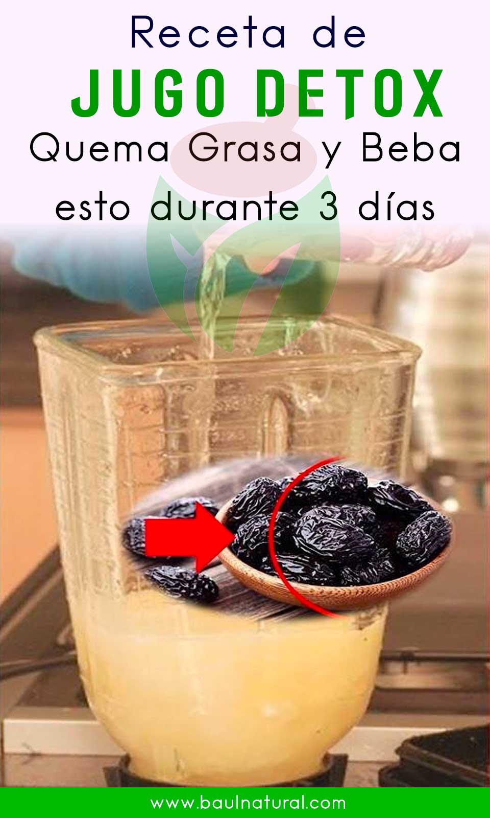 Receta De Jugo Detox Quema Grasa